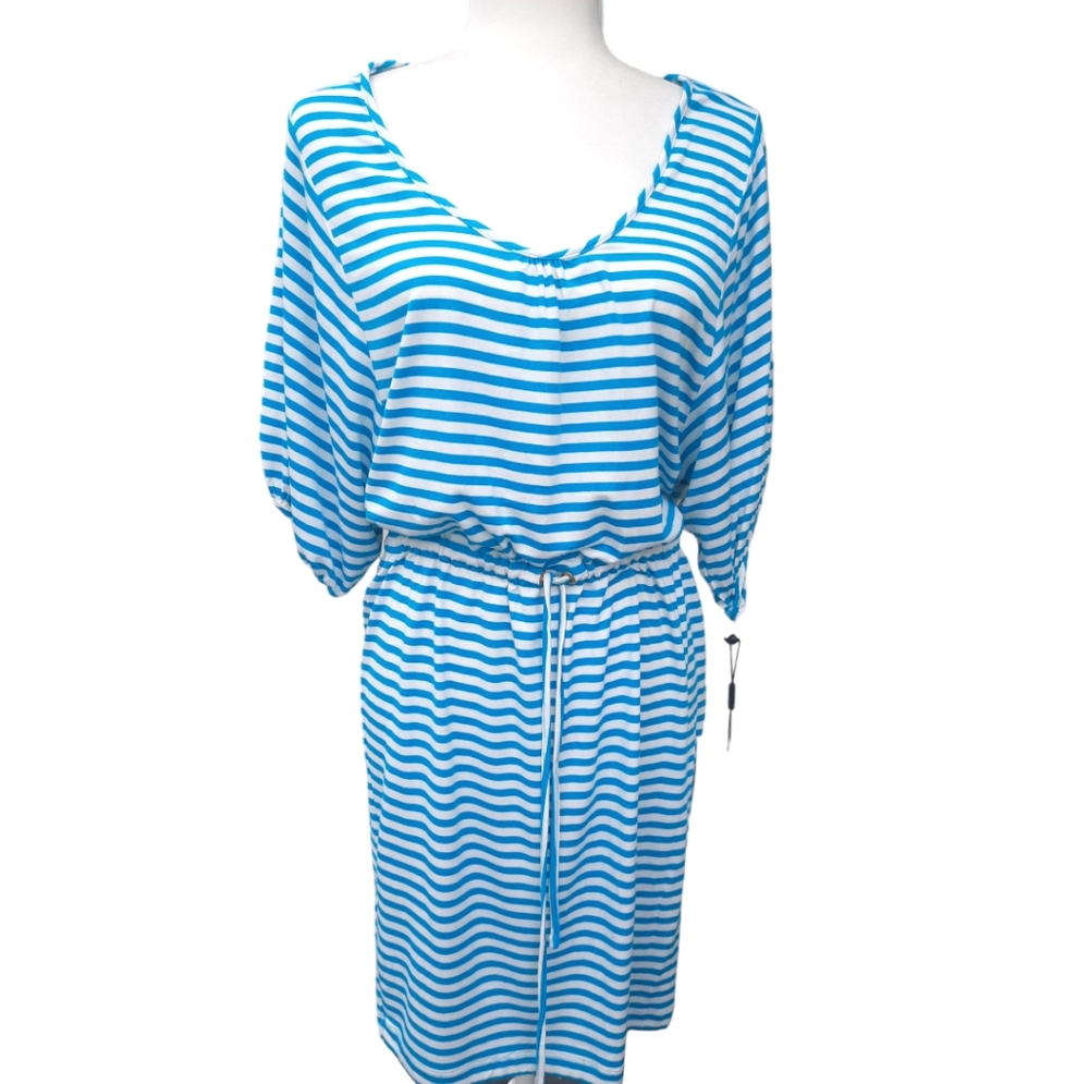 Calvin Klein slouch dress with waist tie